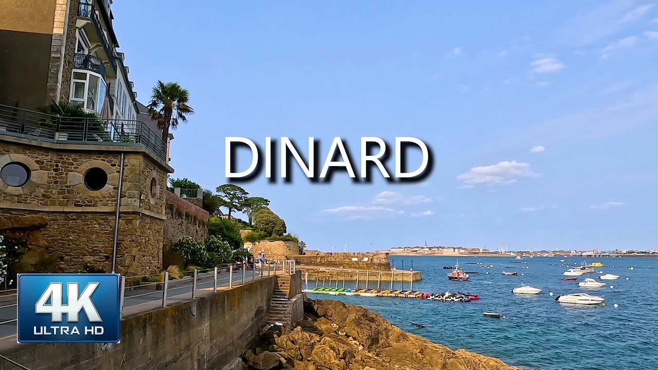 [4K]🌴Witness The Beauty of Dinard in Mesmerizing 4K | HDR 60fps