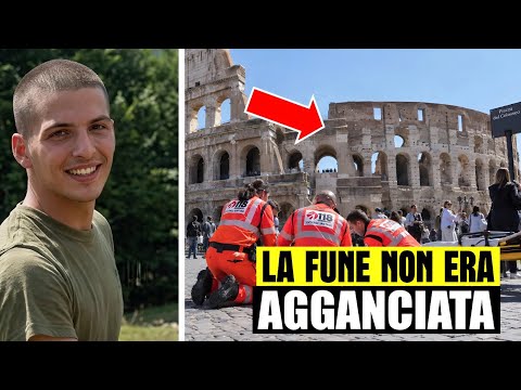 Video ULTIM'ORA OPERAIO MORTO AL COLOSSEO: ANDREA MORETTI TROVATO CON IMBRACATURA, FUNE NON ERA AGGANCIATA
