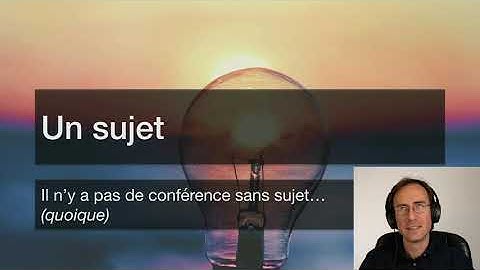 Préparez et donnez votre premier talk - Pascal MARTIN