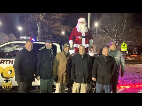 North Bergen children and officials brave cold temps for annual holiday tree lighting ceremony