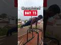 Completed 75 Day Super Human Challenge | Consistency 🔥 | #calisthenics #75dayshardchallenge #short