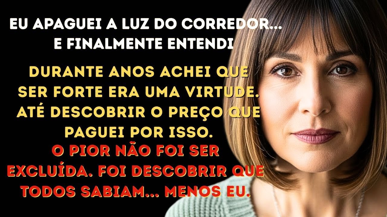Fui apagar a luz do corredor… e entendi por que eu me calei por tanto tempo
