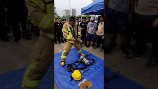 FASTEST FIRE SUIT & SCBA DONNING