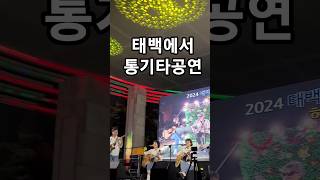 강원도 태백에서 멋진 통기타라이브공연