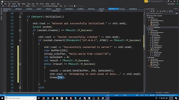 C++ Blocking Sockets Networking [Winsock] Tutorial 11: Sending and Receiving Data