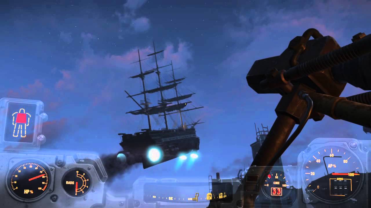 Fallout 4 Ironsides setting off YouTube