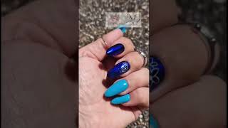 Lagoon Set💙 #dipping #nails #nailart #nailtech #nails Dipping