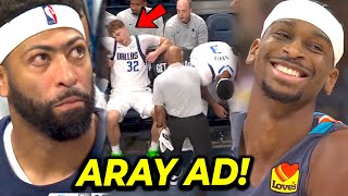 Coop Vs Sga Grabe To Naiyak Si Anthony Davis Sa Nangyari, Ayaw Tingnan Ni Cooper Flagg