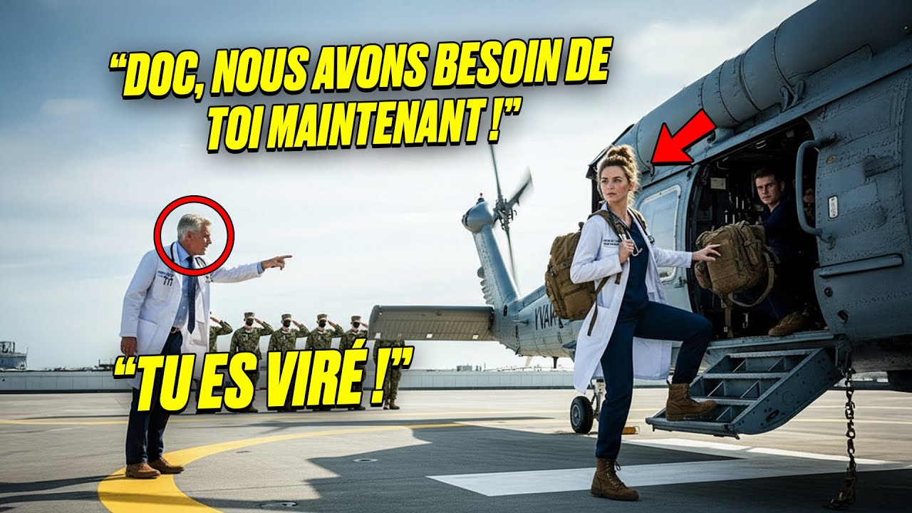 Le directeur d’hôpital la renvoya — instants plus tard, un hélico de la Marine atterrit sur le toit