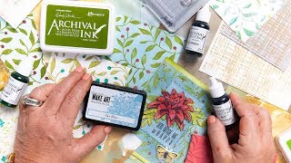 Ink and Stamping Techniques You've Never Seen Before | Wendy Vecchi for Ranger Ink