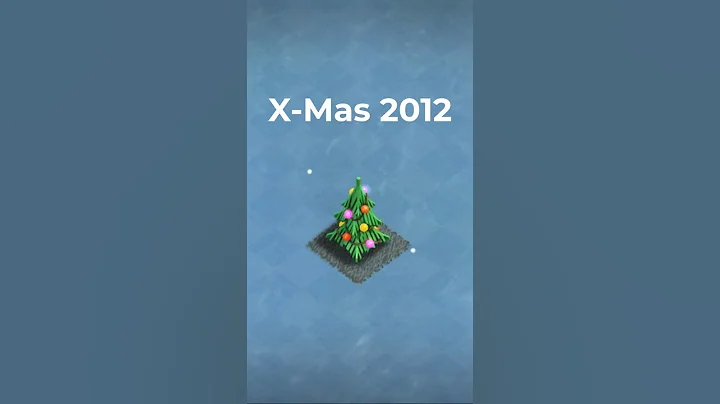All X-Mas Tree 🎄 (2012-2021) - Clash Of Clans #clashofclans #shorts #coc