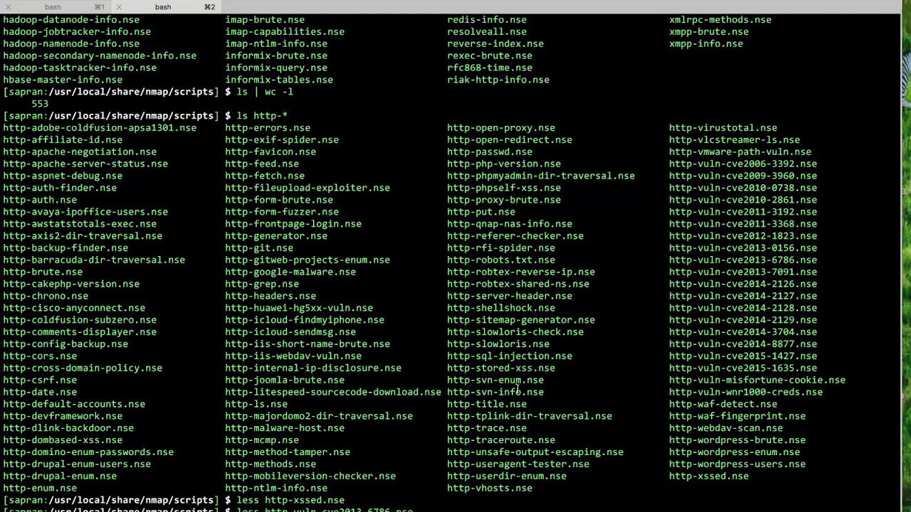 3-12 Nmap scripts - YouTube