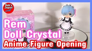 Rem Doll Crystal Anime Figure Opening