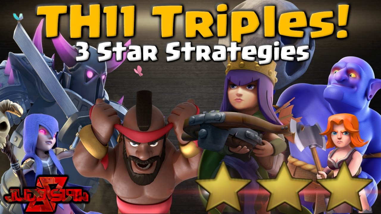 TH11 Triples! 3 Star Attack Strategies | Clash of Clans