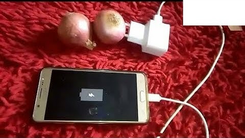 দেখুন পেঁয়াজ দিয়ে মোবাইল চার্জ দেওয়া যায় কিভাবে ।। How To Charge Your Mobile with A Onion only.