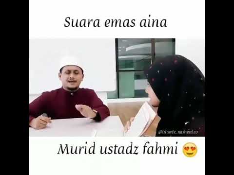 Suara emas aina murid ustadz fahmi