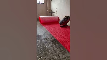 STRATO from Genesis! Great video by Primo Bathrooms #decoupling #matting #membrane #tilefitting