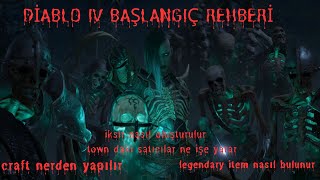 Diablo IV Başlangıç Rehberi / Bilmeniz Gerekenler (Oyun ve Beta ile İlgili)