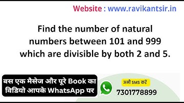 Find the number of natural numbers between 101 and 999 which are divisible by both 2 and 5.