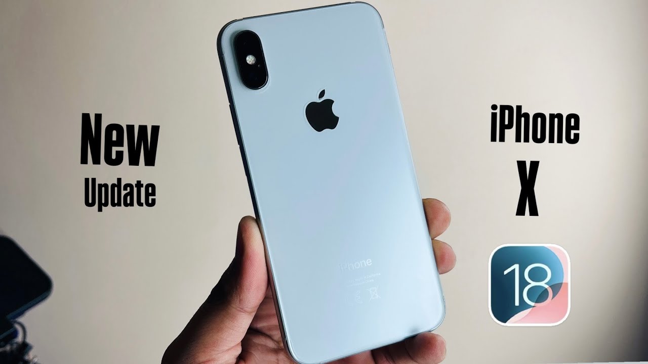 iPhone X on iOS 18 - New Update || How to install iOS 18 in iPhone X ...