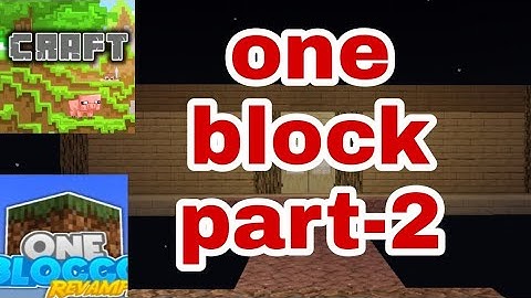 Craft man crafting and building one block (part - 2)
