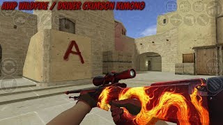 CS 1.6 Android & PC | CS:GO AWP Wildfire [HD Gloves]