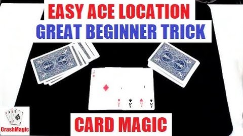 Easy Ace Location Card Trick Performance and Tutorial
