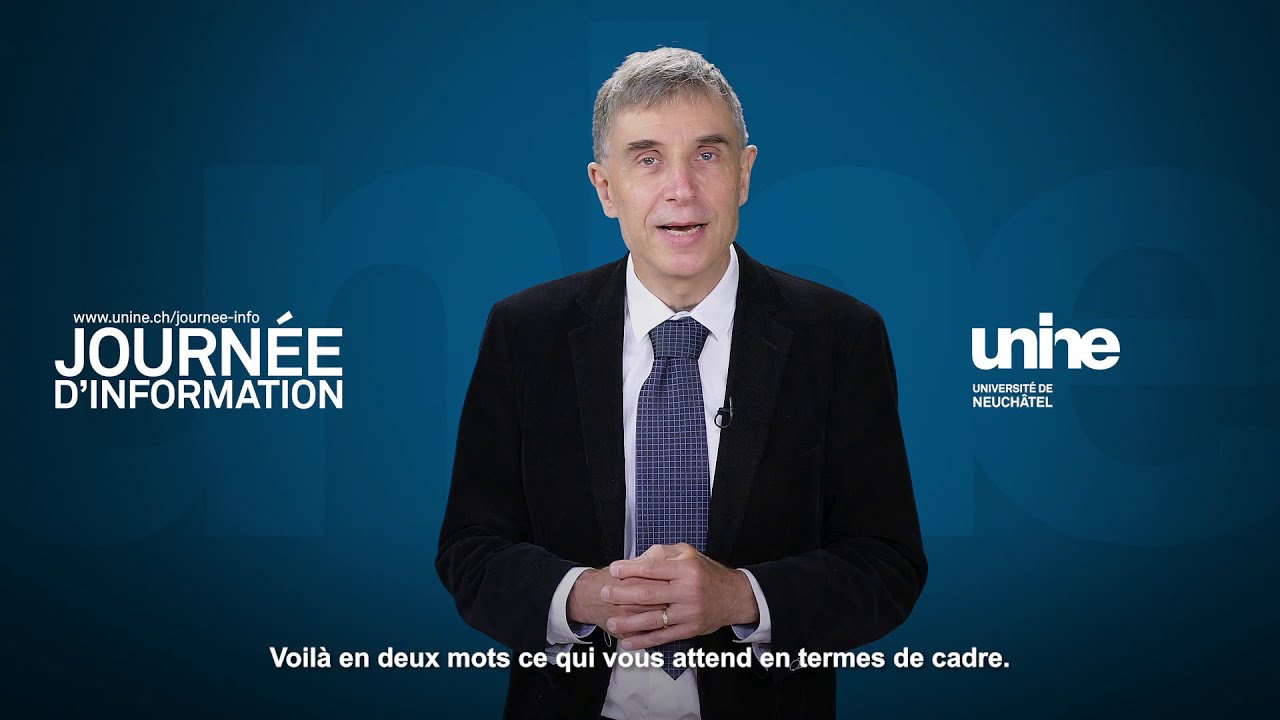 Journée d'information 2020 de l'Université de Neuchâtel
