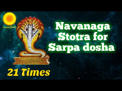 Navanaga Stotra for Sarpa dosha Nagadosha kalasarpa dosha nivarana mantraAnantham Vasukim 21 times