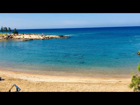 CRYSTAL SPRINGS BEACH HOTEL 4*, PROTARAS, CYPRUS. 4K VIRTUAL TOUR.