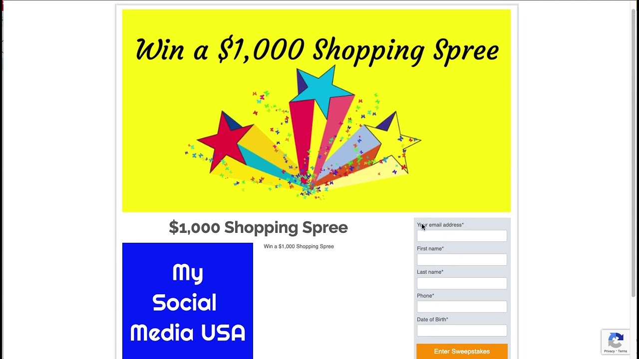 06 How to create a Sweepstakes page