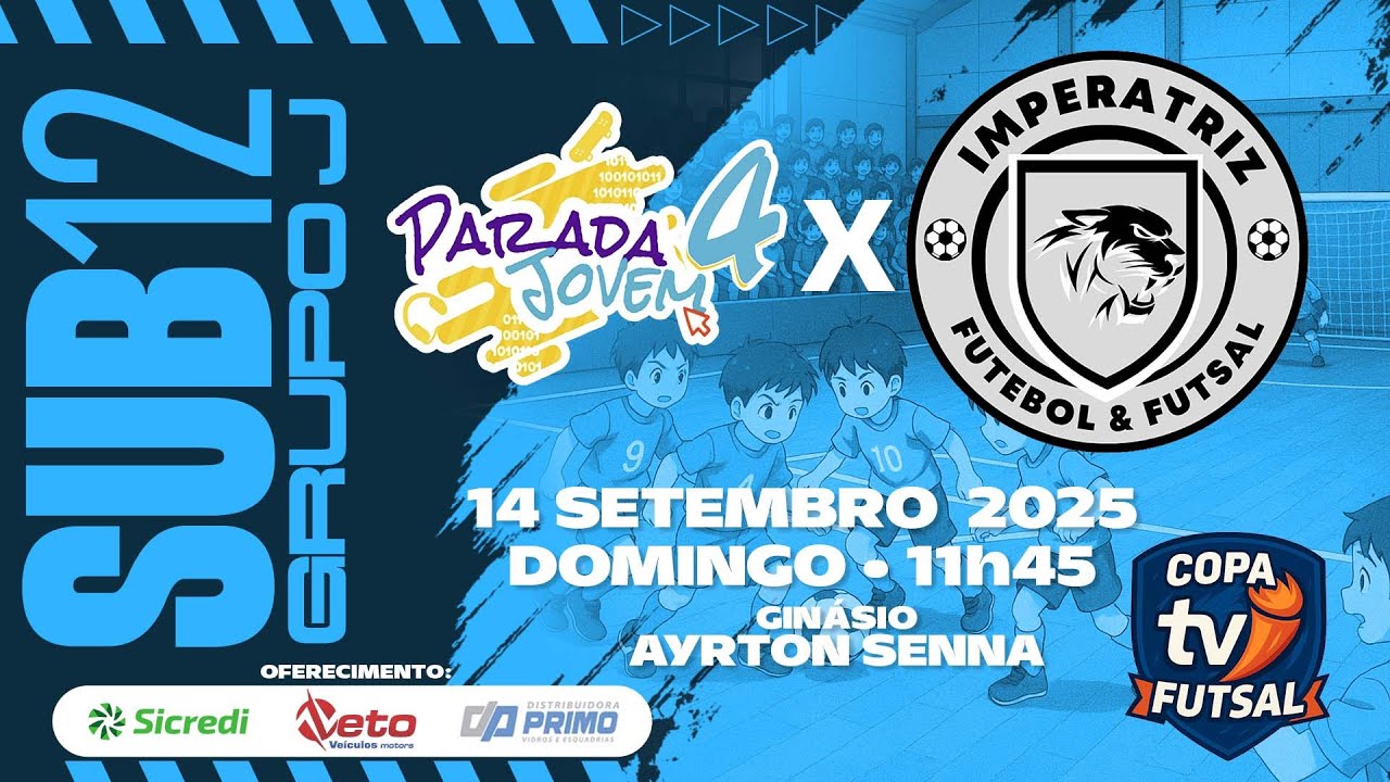 SUB12 - Grupo J - PJ4 Itapetininga x Imperatriz Futsal Sorocaba – Copa TVitapê 2025 – 