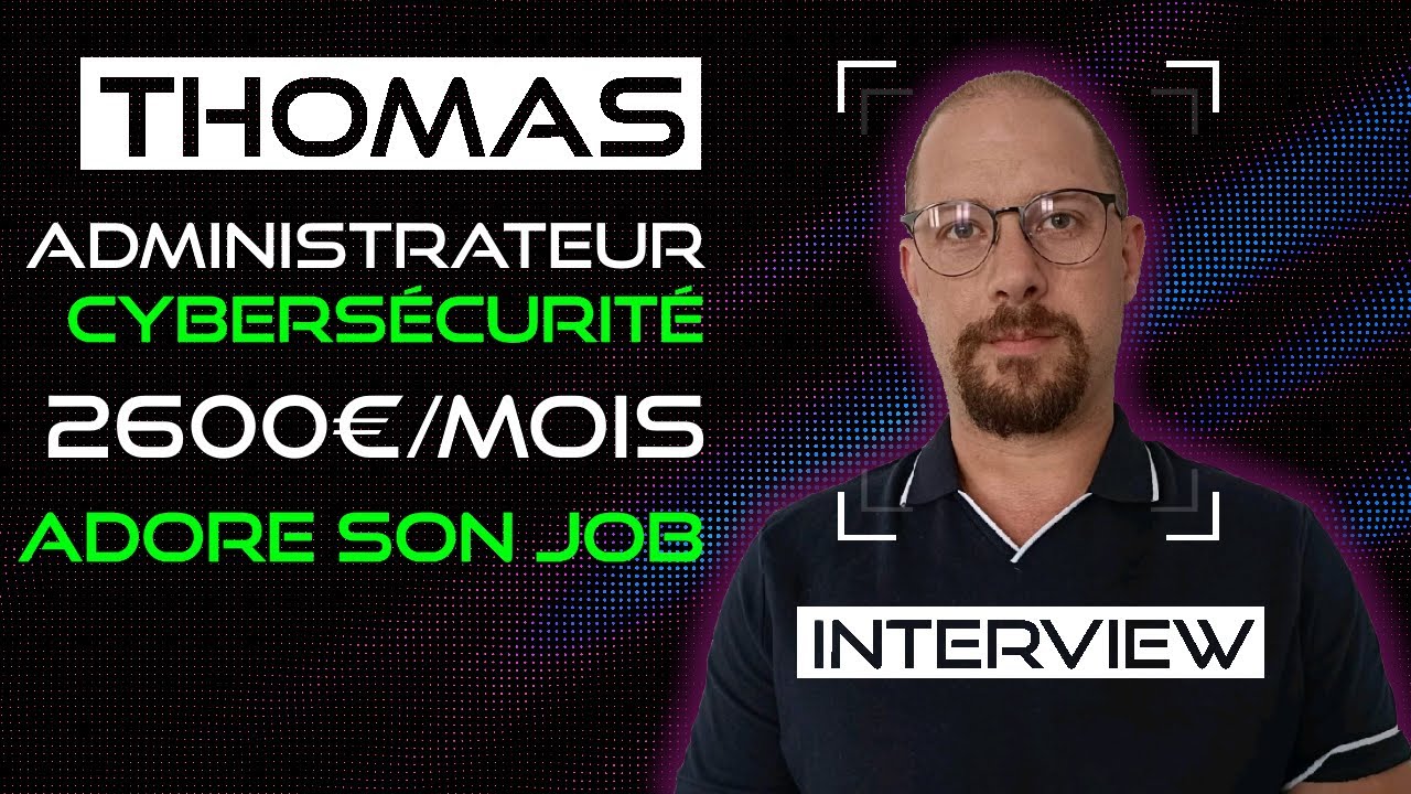 Vidéo : Reconversion cybersécurité SANS Diplôme dans le domaine - Interview de Thomas