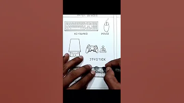 Computer input devices drawing/ how to draw computer input devices