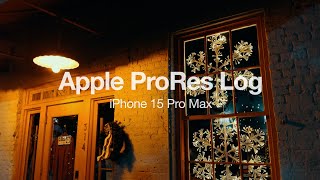 iPhone 15 Pro Max Cinematic Video | 4K ProRes Log | Winter in Savannah
