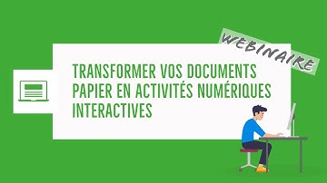Transformer vos documents papier en activités numériques interactives avec BookWidgets