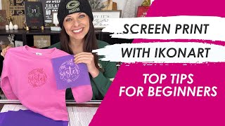 Screen Printing for Beginners: Tips For Screen Printing Shirts with Ikonart