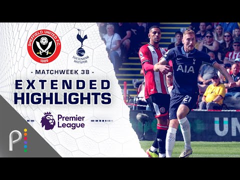 Sheffield United v. Tottenham Hotspur | PREMIER LEAGUE HIGHLIGHTS | 5/19/2024 | NBC Sports