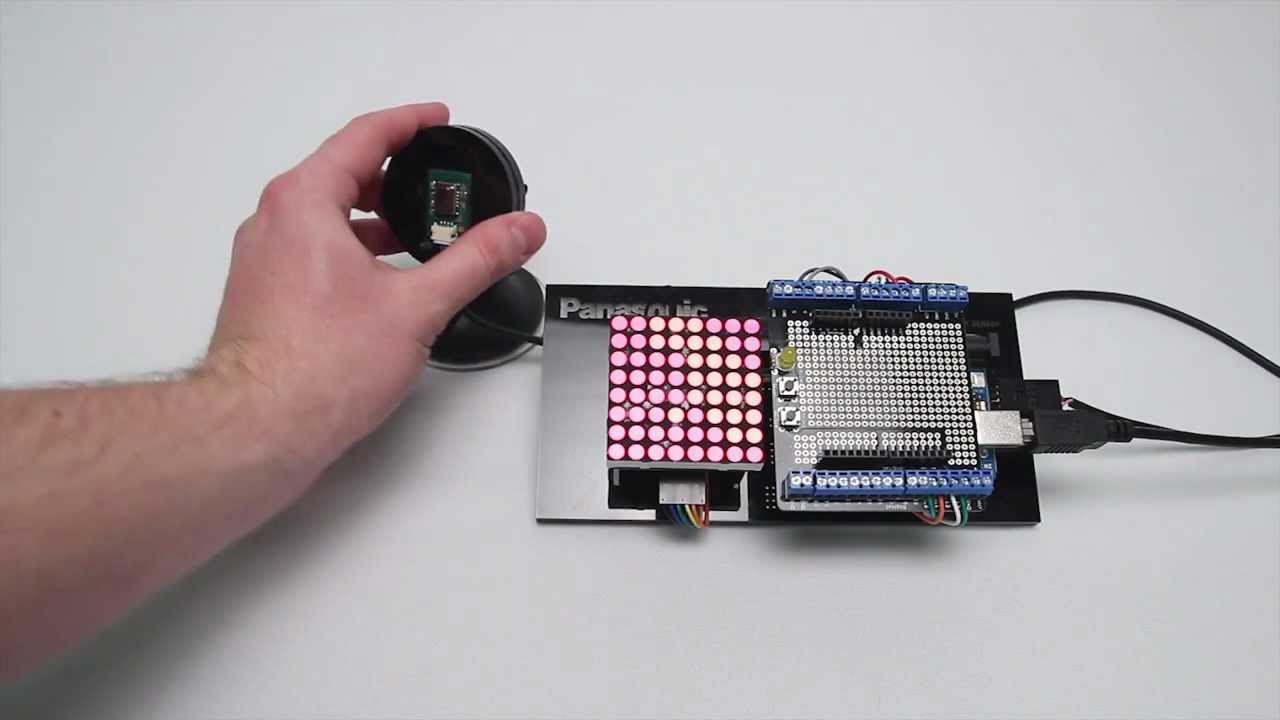 Panasonic Quick Clips: Grid-EYE® Evaluation Kit - YouTube