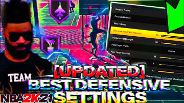 HOW TO STOP SLIDING IN NBA 2K21‼️BEST DEFENSIVE SETTINGS FOR ALL BUILDS🚫🧢