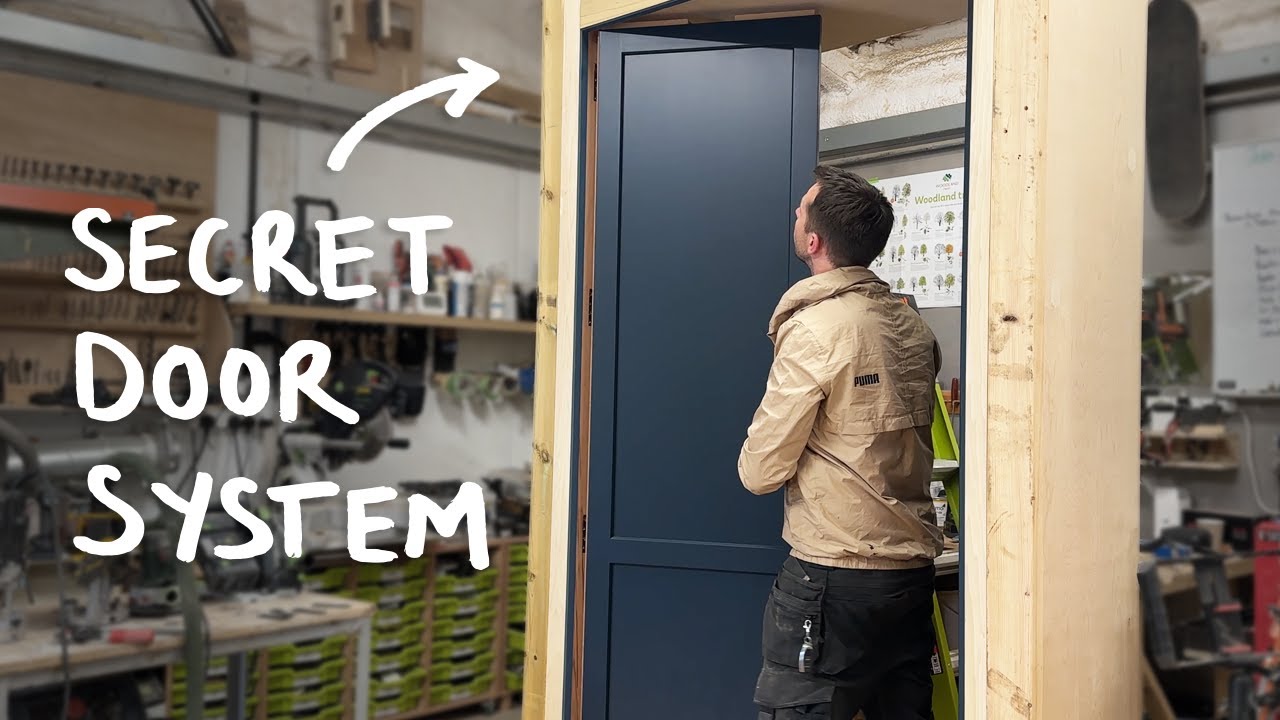 Secret Walk Through Doors In A Kitchen - How its made