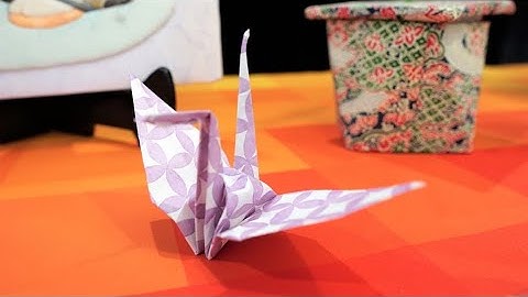 Cultural Video Series: Japan - How To Make a Paper Crane (Origami)