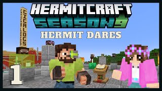 Hermit Dares - Does Stress like her NEW look? (HermitCraft Season 9)