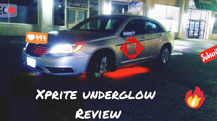XPRITE UNDERGLOW REVIEW!! HOW TO INSTALL!!