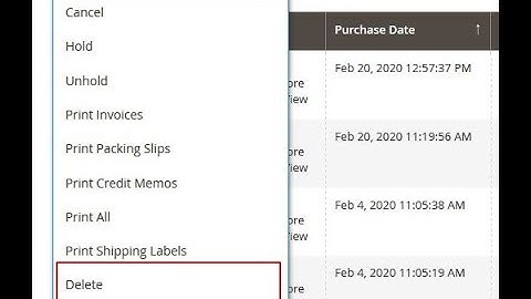 Delete Orders - Sparsh Magento 2 Extension