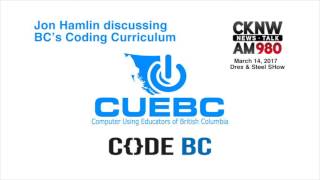 Details Jon Hamlin discusses BC's Coding Curriculum Guide