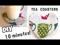 DIY Heart TEA COASTER in 10 minutes {Sewing It DIY}