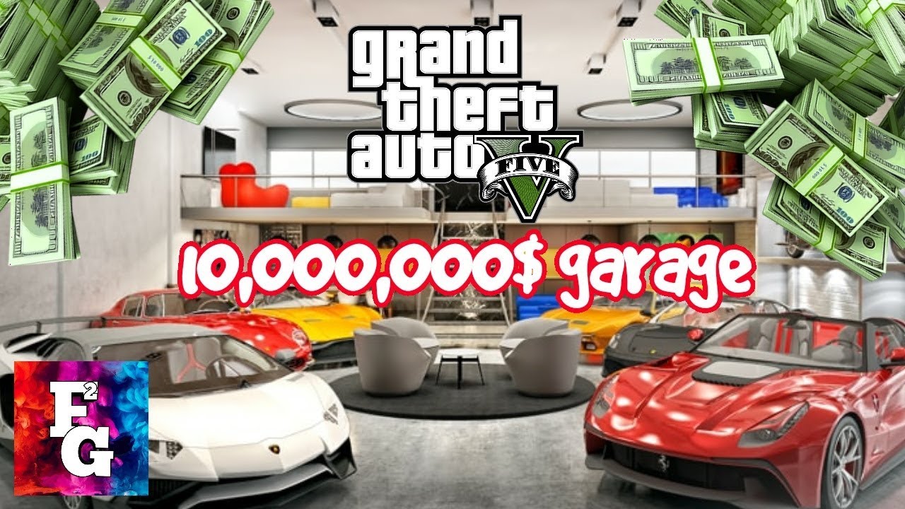 MY INSANE GTA V GARAGE TOUR!!! OVER 20,000,000 MILLION DOLLARS BIGGEST GARAGE IN GTA V ONLINE