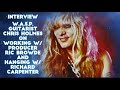 Chris Holmes on WASP Producer Ric Browde, Hanging w/ Richard Carpenter During 1984 Album - Interview