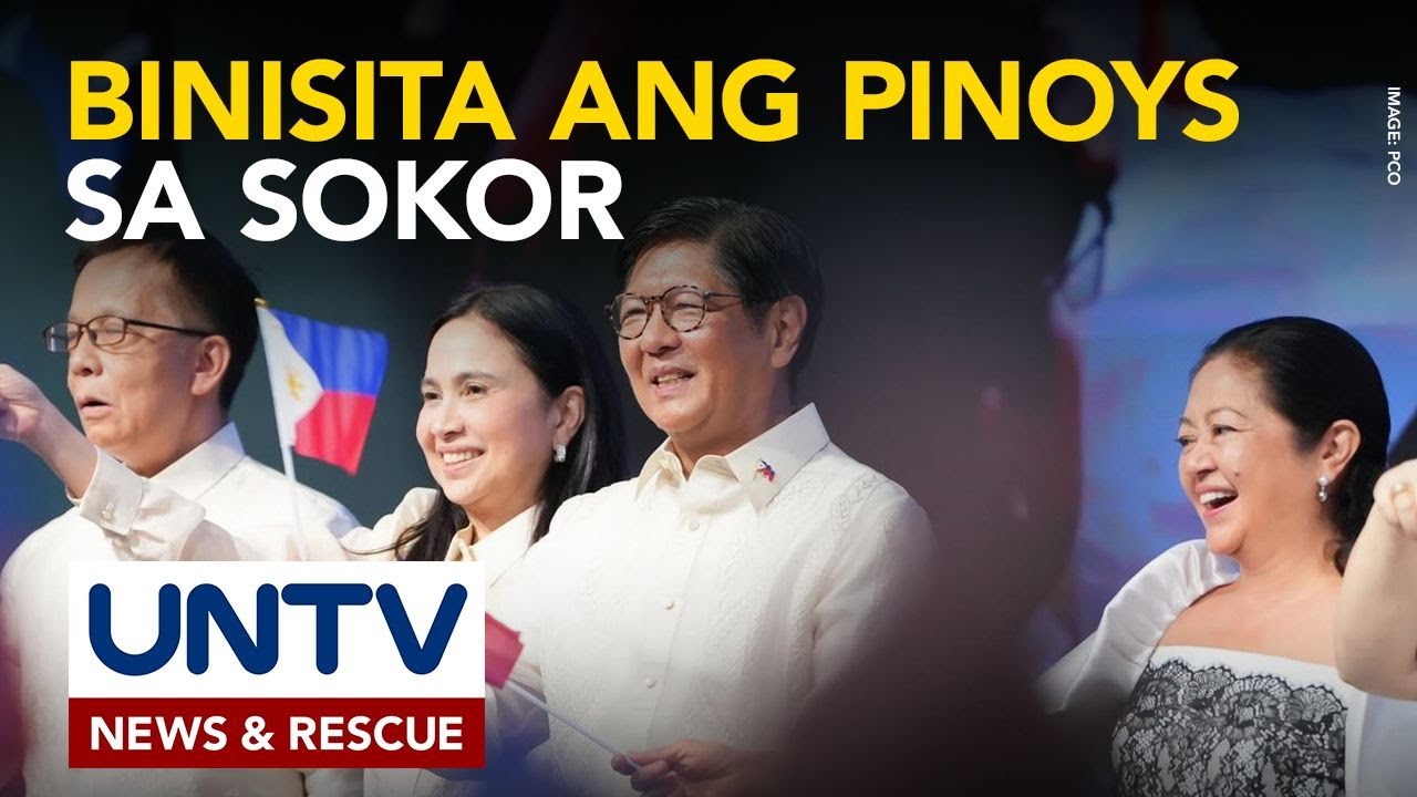 PBBM, nakipagkita sa Filipino community sa South Korea sa unang araw ng APEC visit